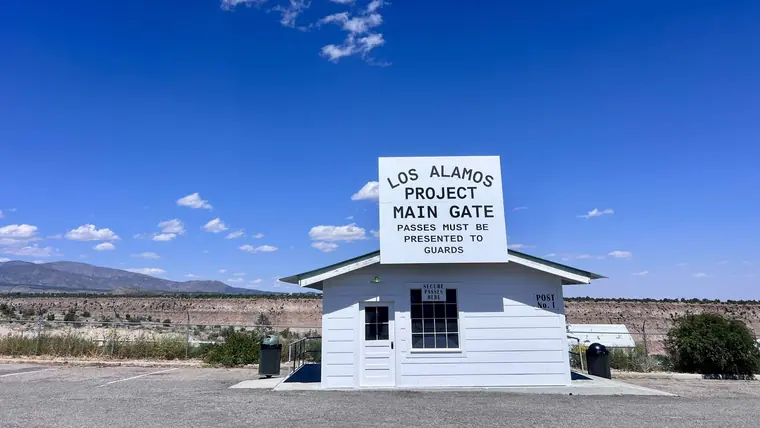 Los Alamos Project main gate, NM